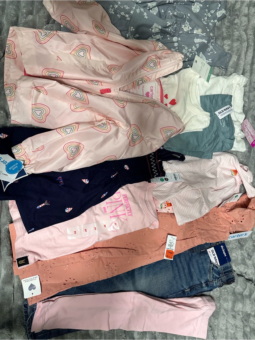 Girl Clothing Lot NWT 3T Old Navy Carter's Brand New over $200 retail